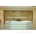 Taitai modern factory price customized green meterial OEM veneer solid wood paint waiting area reception table